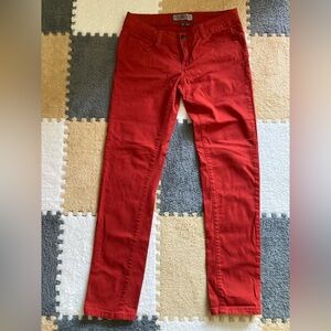 Iris Jeans red jeans size 9. (jr)